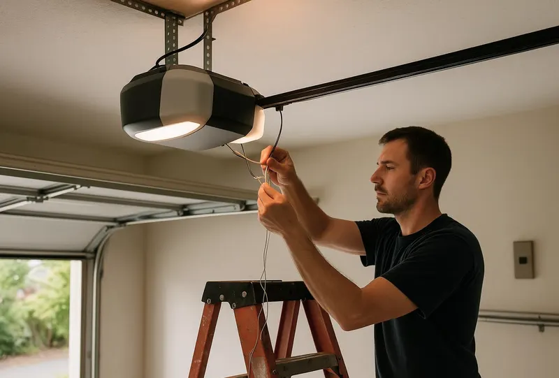 Off Track Door Repair in Leesburg